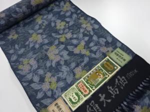 アンティーク　正絹　紬　着尺反物